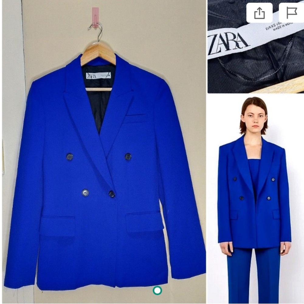 Rare Zara Blue Blazer | Blue